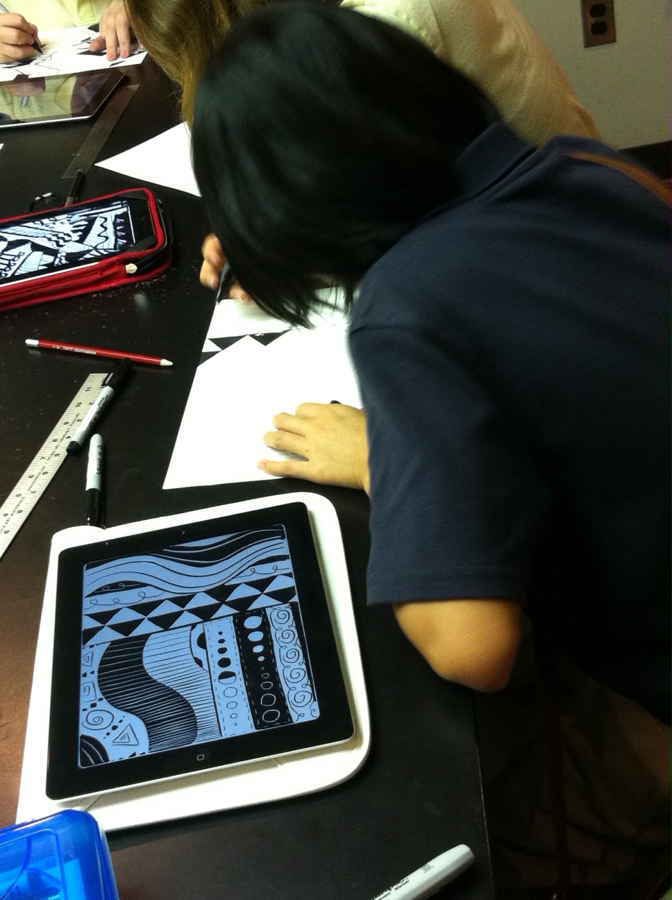 Saint James Visual Art and Photography: Art 6- Line Design