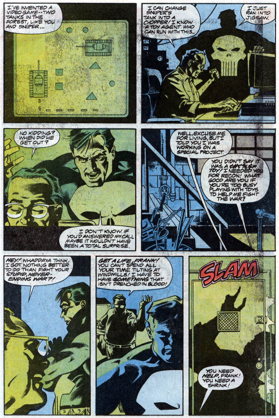 The Punisher (1987) Issue #35 - Jigsaw Puzzle #01 #42 - English 10