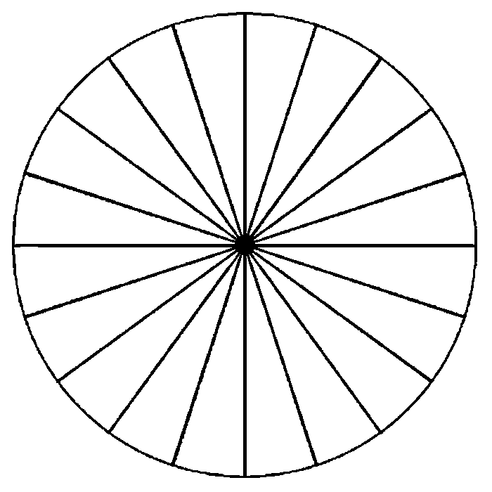Колесо имеет 8 спиц найдите. Круг разделенный на части. Круг поделенный на сектора. Сектор круга. Круг с секторами шаблон.
