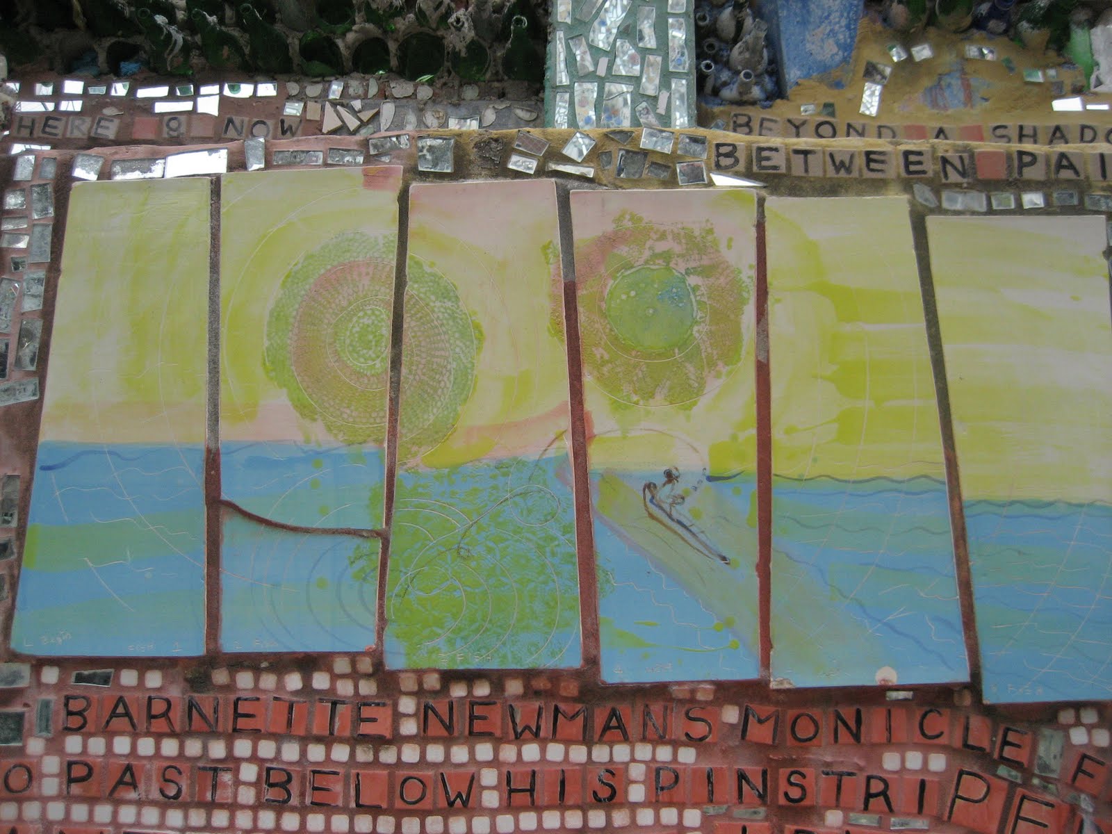 Along Crum Creek Philadelphia Magic Gardens Visionary Art vs. Folk Art