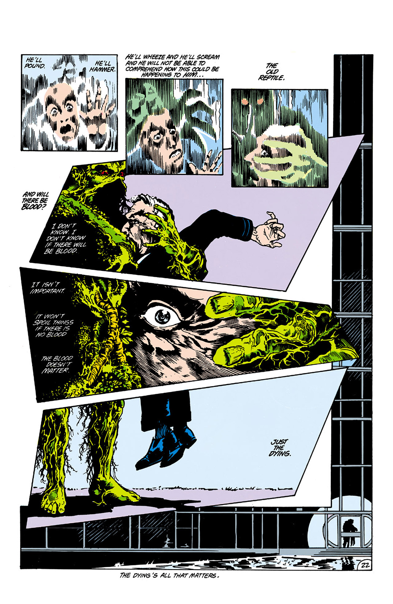 Read online Swamp Thing (1982) comic -  Issue #21 - 23