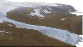 Contoh hasil erosi gletser. (Sumber : Jendela Iptek)