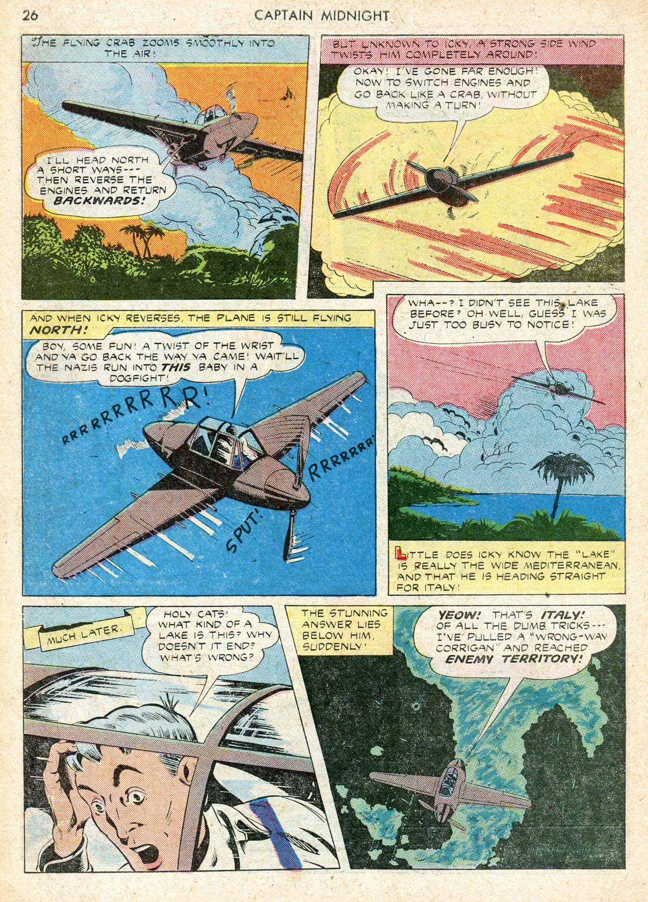 Read online Captain Midnight (1942) comic -  Issue #12 - 26