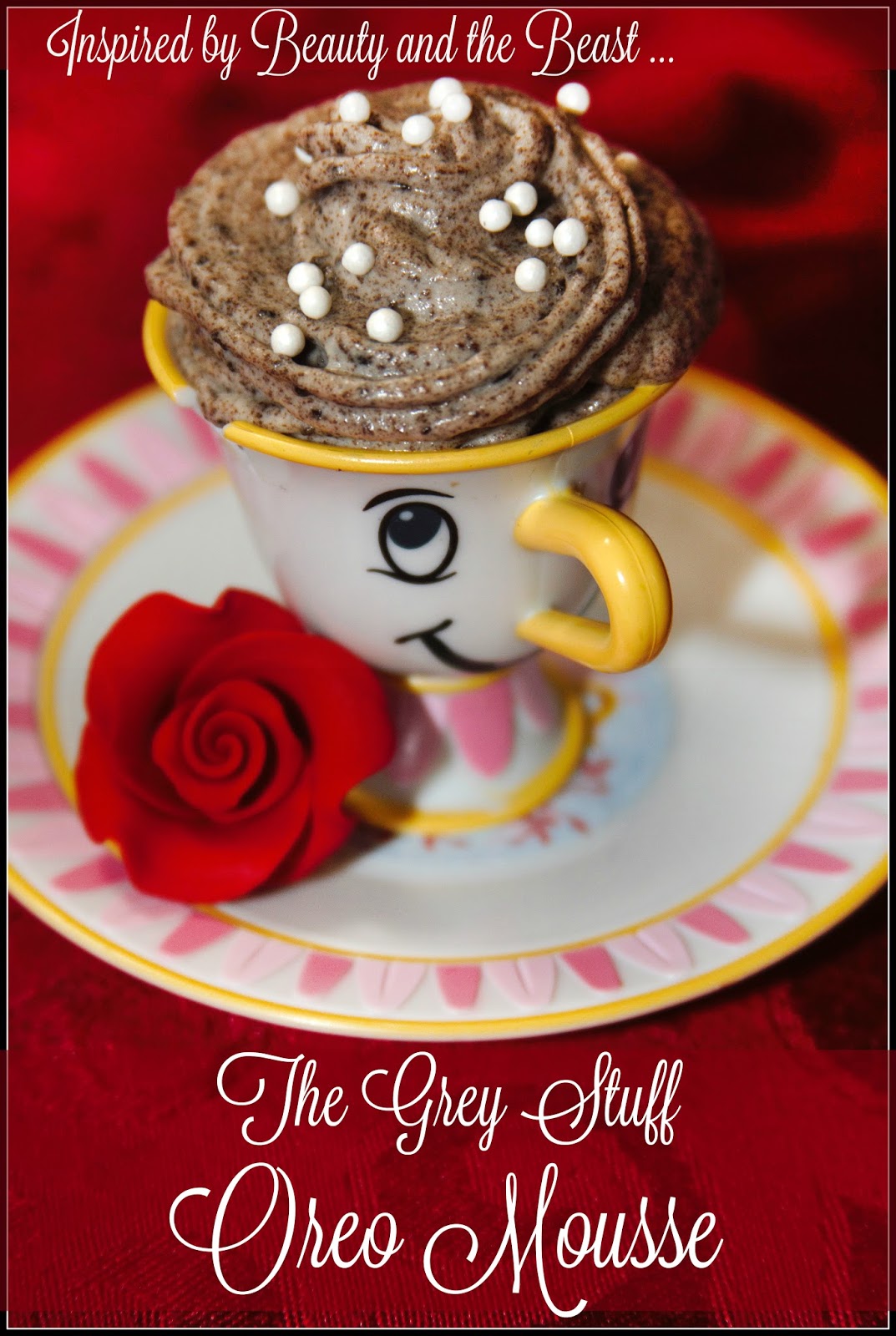 For the Love of Food "Beauty and the Beast" The Grey Stuff Oreo Mousse