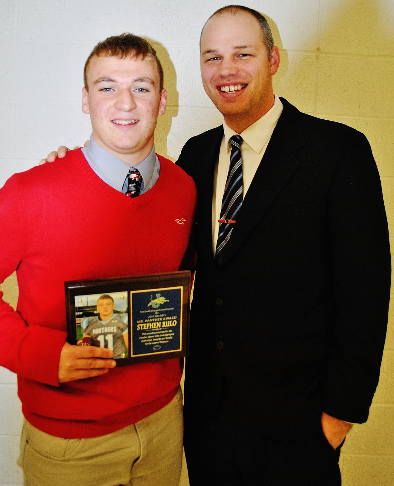 HOME OF THE JERSEY PANTHERS: Mr. Panther Award