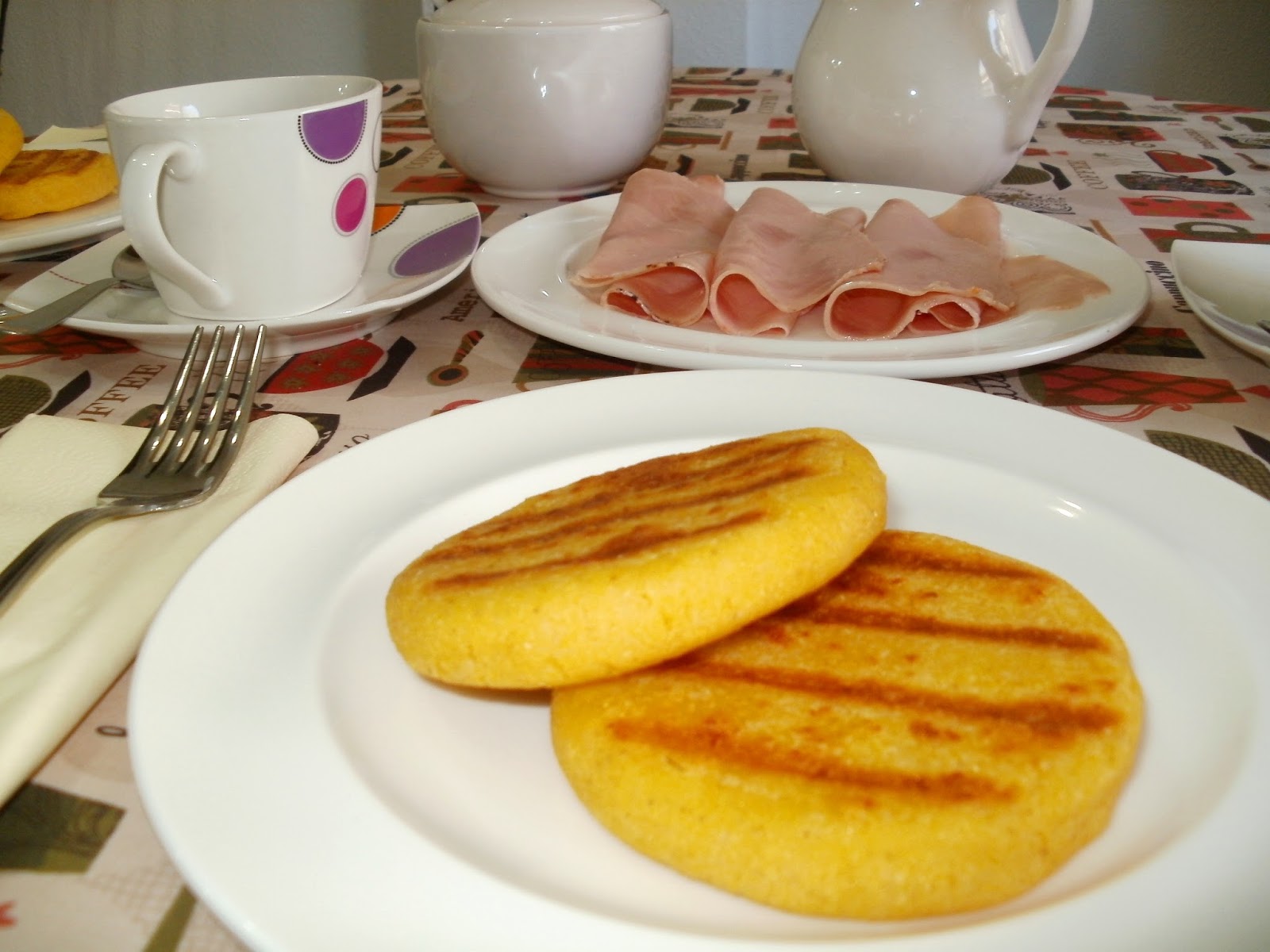 Arepas de maíz con queso