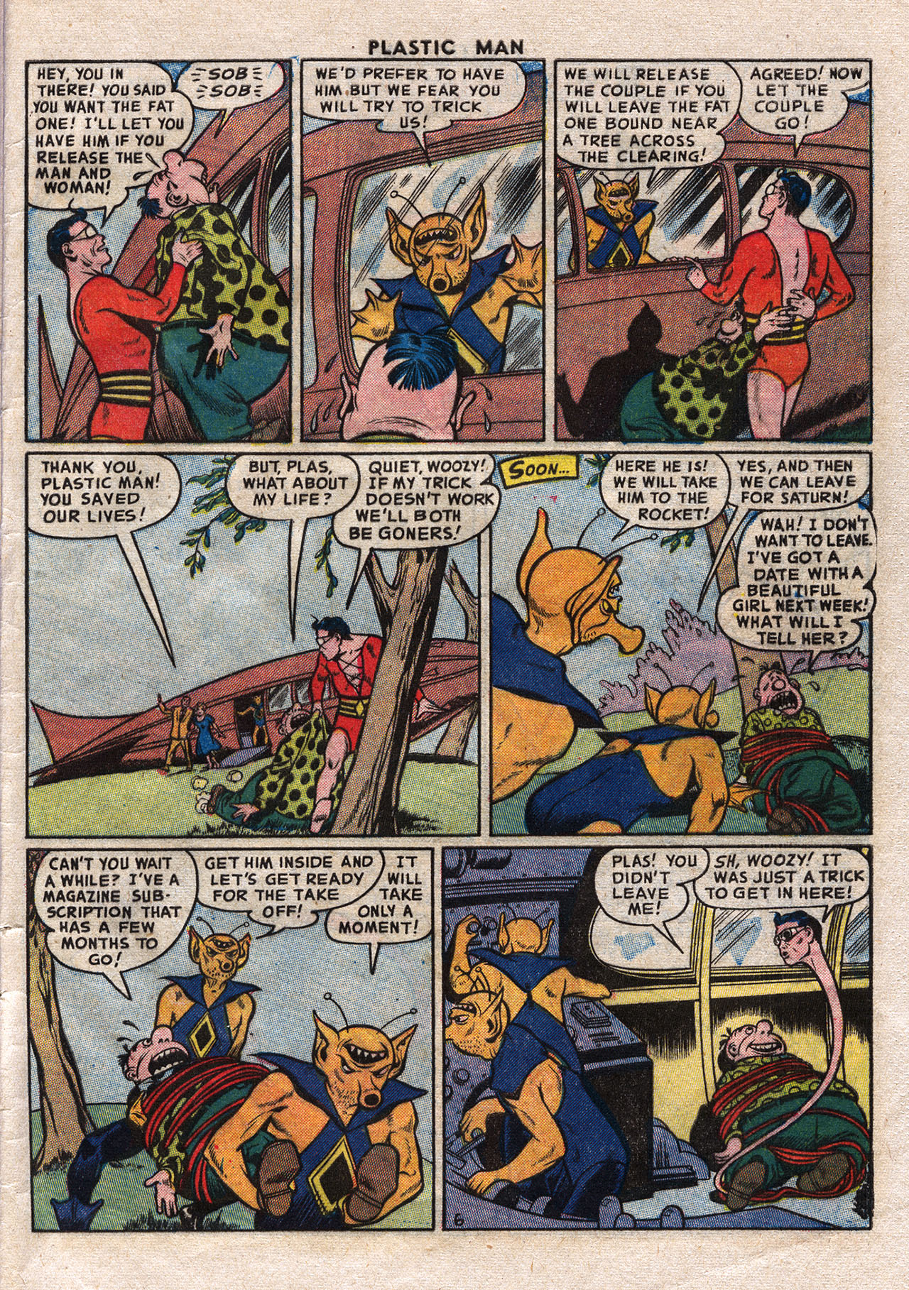 Read online Plastic Man (1943) comic -  Issue #45 - 31