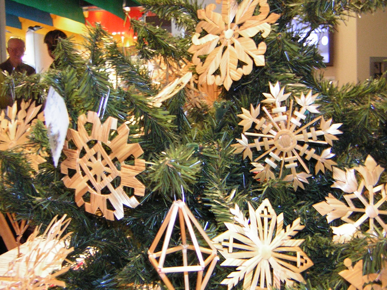 Christmas Straw Ornaments
