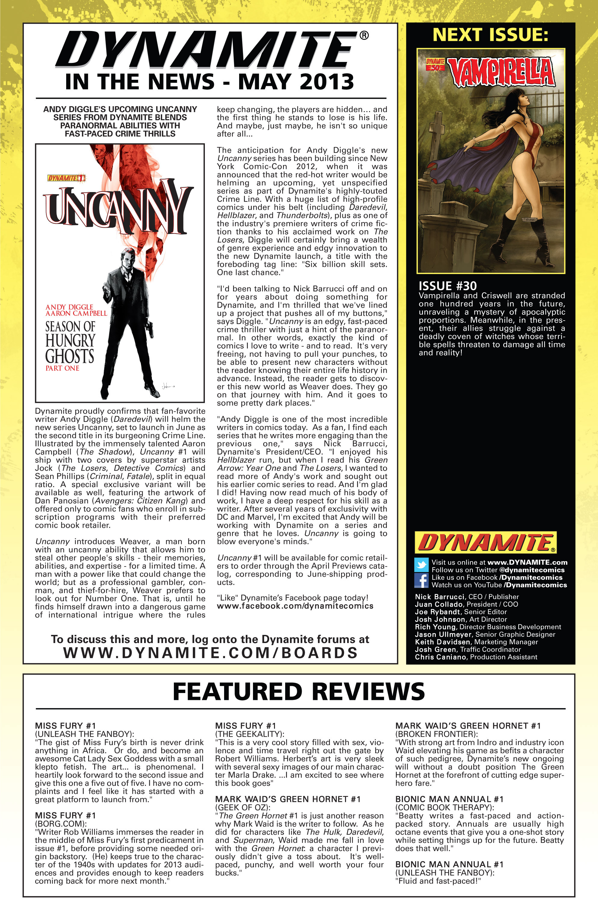 Read online Vampirella (2010) comic -  Issue #29 - 27
