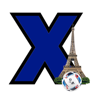 Alfabeto Futbol Francia. France Fubtol Letters.