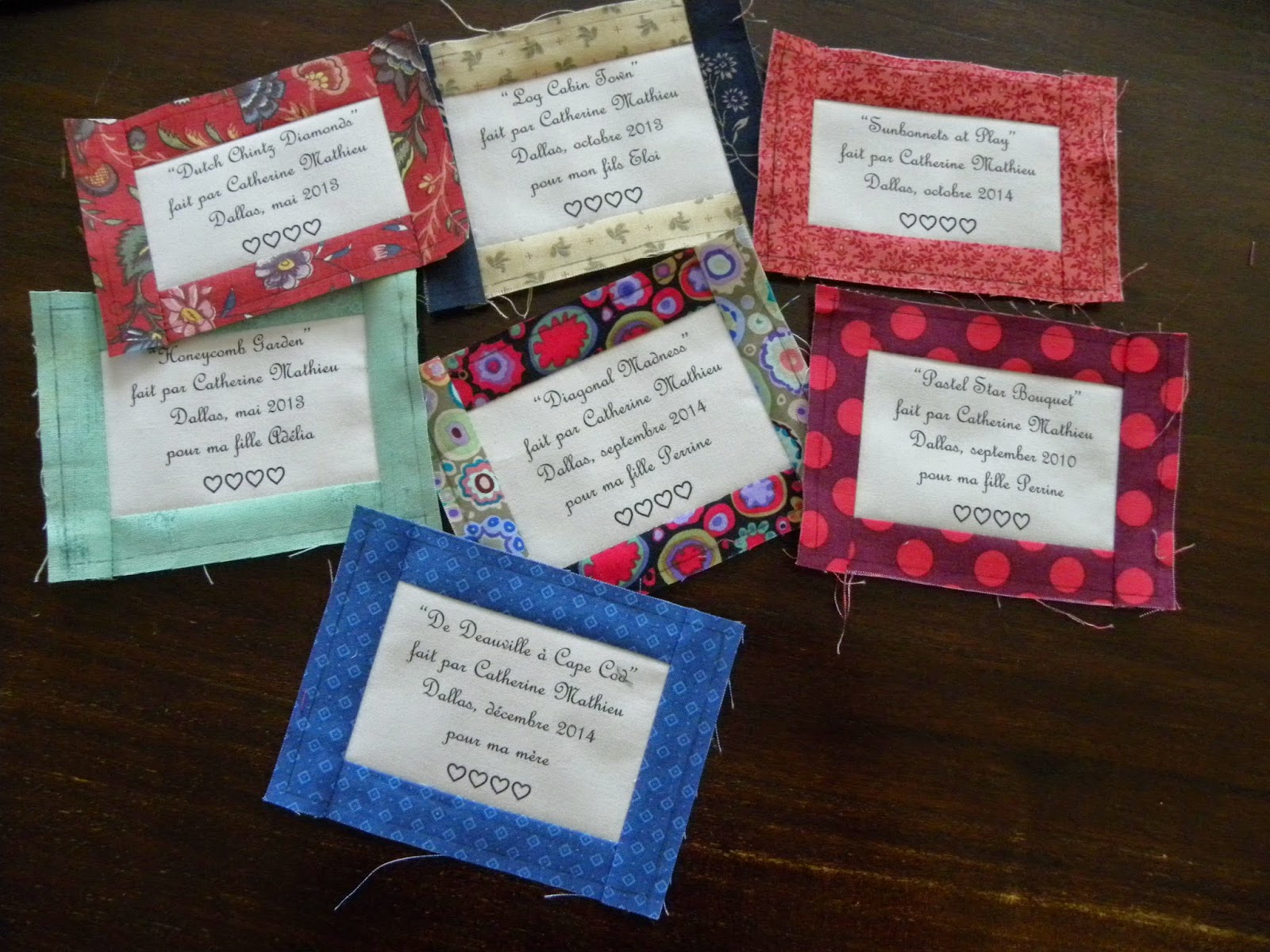 Catherine's quilt corner