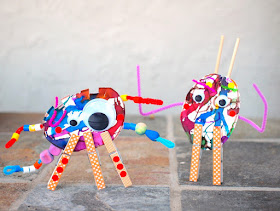clothespin monster making factory craft for kids
