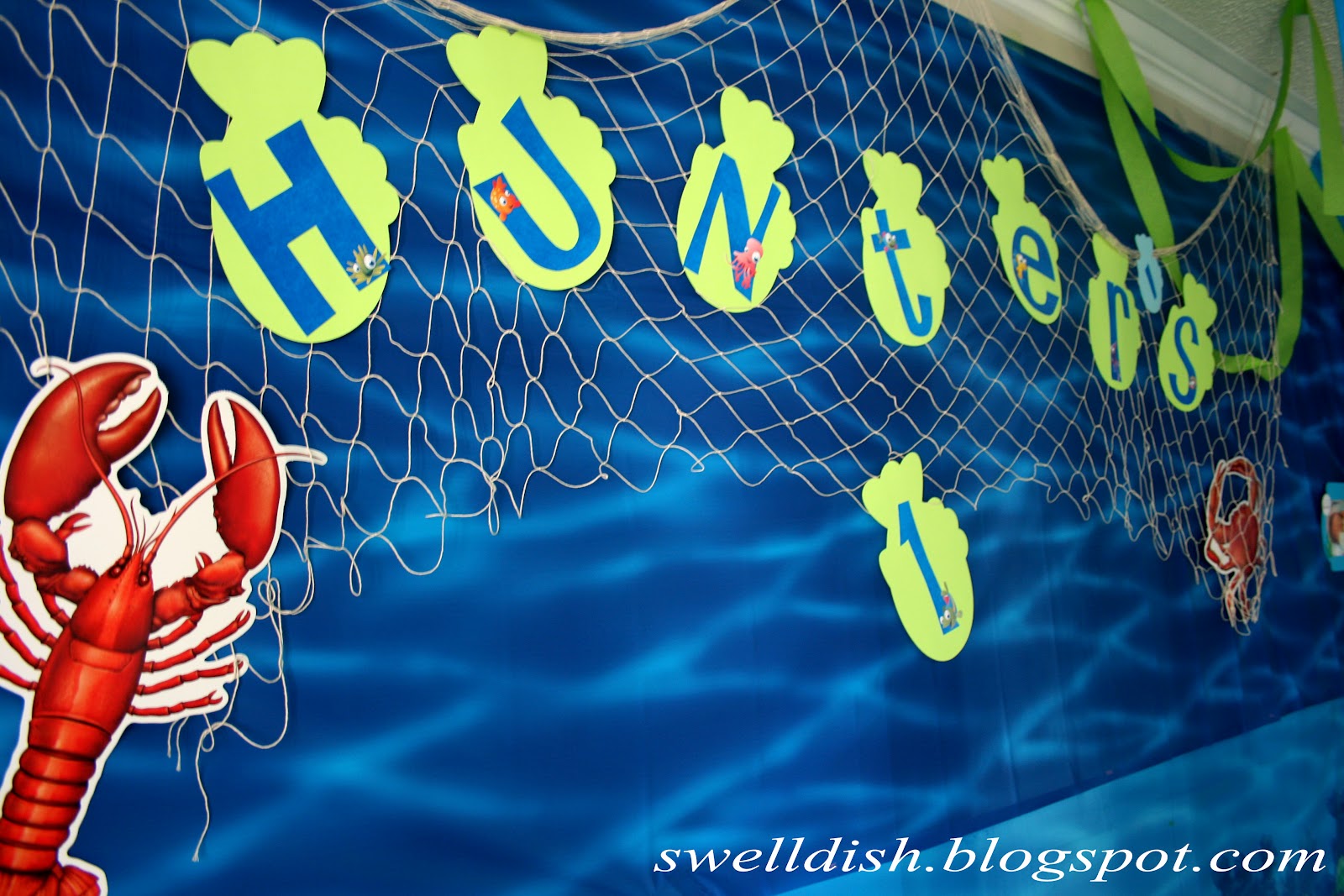 The Swell Dish Ocean/Nautical/Under The Sea Birthday Party Banners