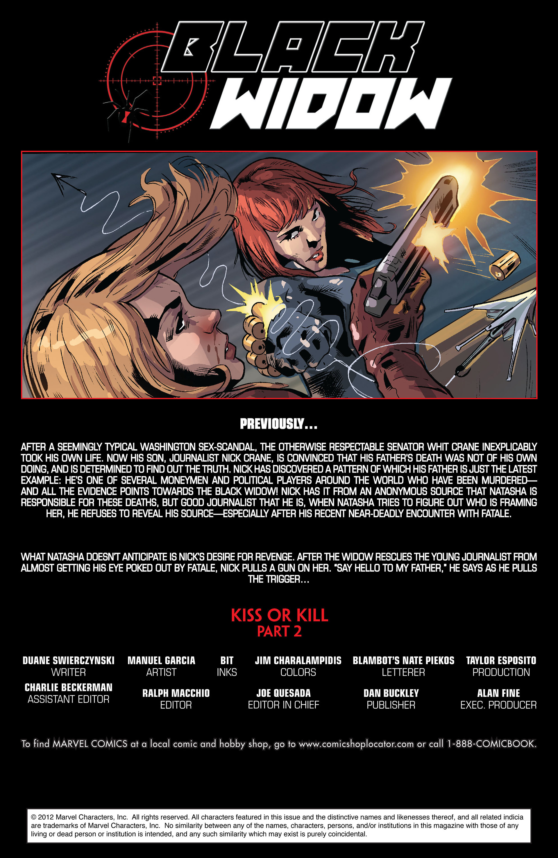 Black Widow (2010) issue 7 - Page 2