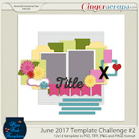 Template : June Challenge Template 2 by Miss Fish Templates