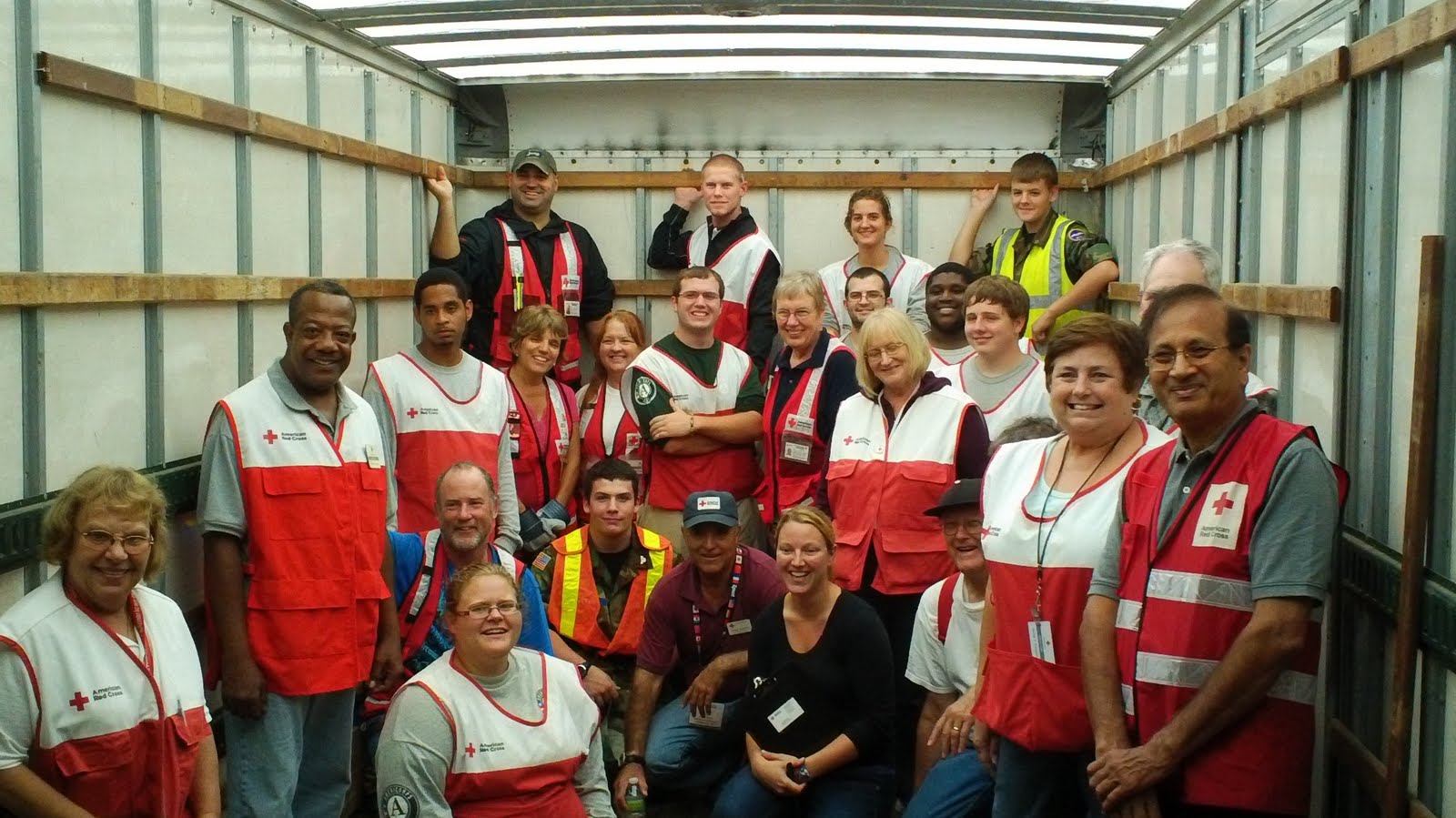 Red Cross East Chapter Forklifts lift Spirits for American Red