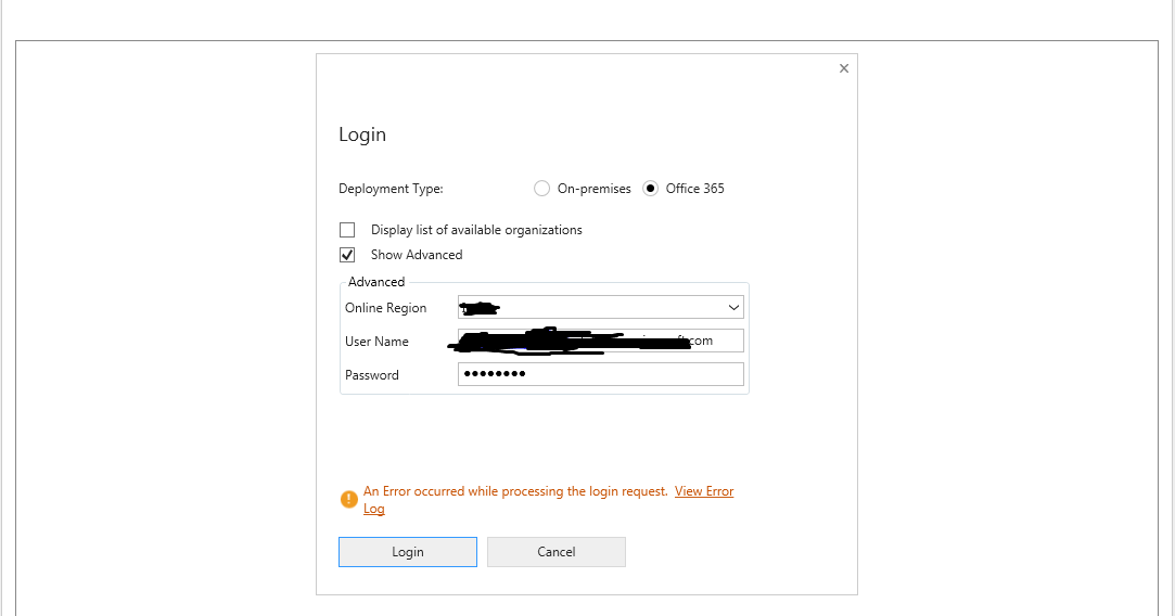 Syed's Dynamics Inside Dynamics CRM V9 connection Error in Pluging