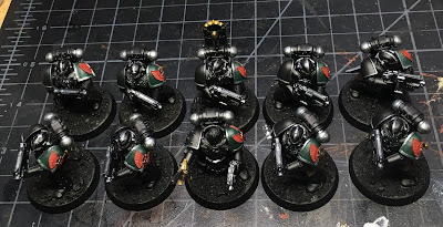 Heresy Era First Legion Dark Angels Tactical Squad WIP mark IV armor