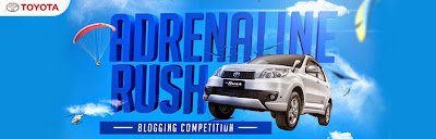 Andrenaline Rush Blog Competition