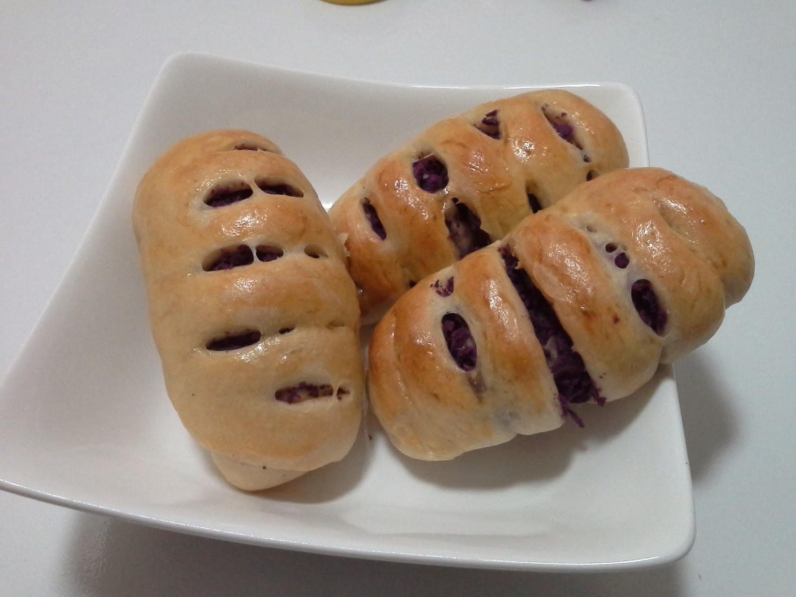 homecookedecstasy Purple Sweet Potatoes Buns
