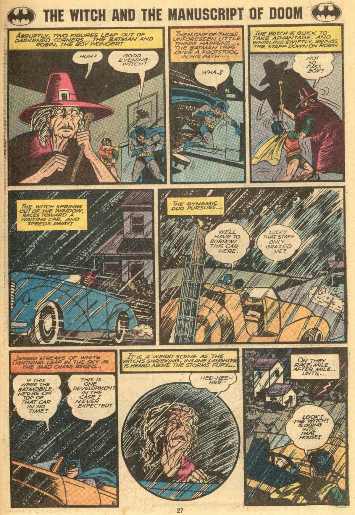 Read online Batman (1940) comic -  Issue #254 - 27