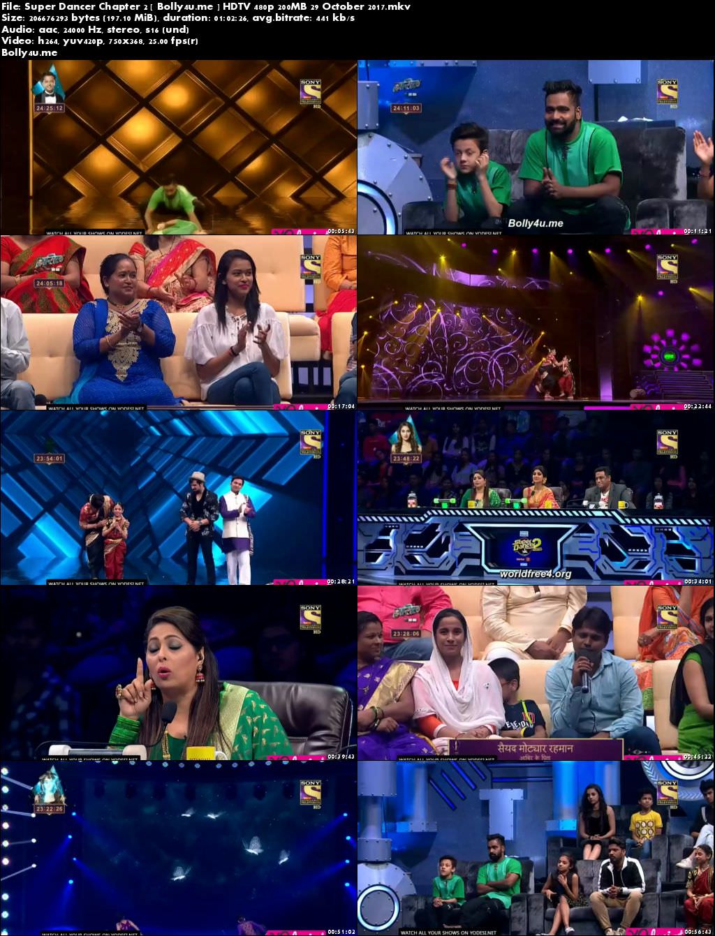 Super Dancer Chapter 2 HDTV 480p 200MB 29 October 2017 Download