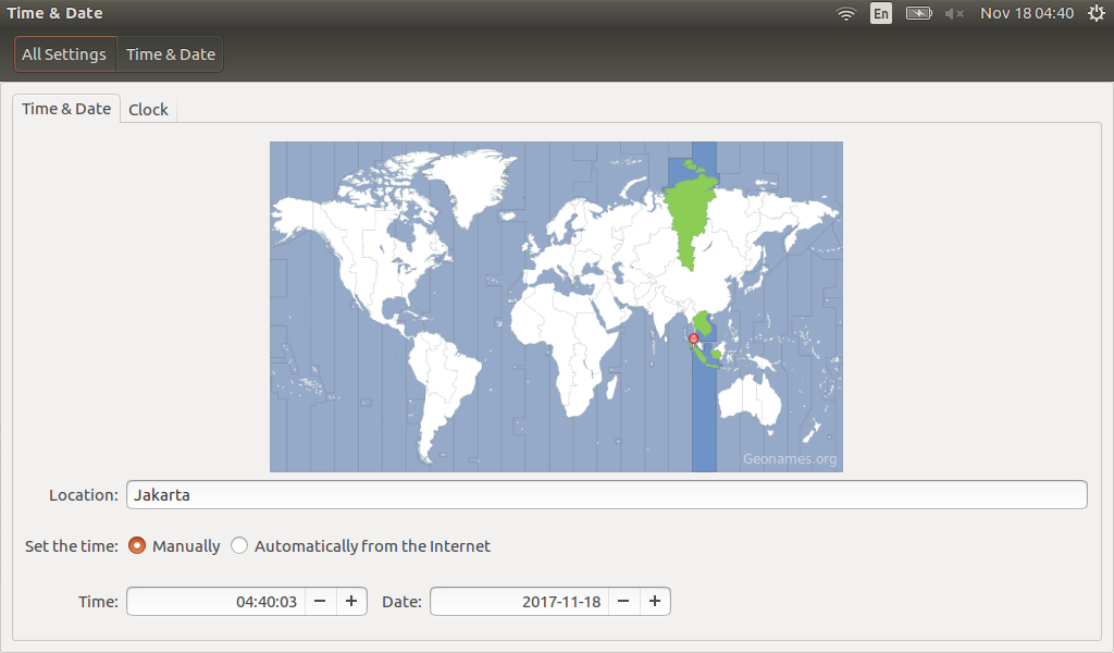 Cara merubah timezone ubuntu mengikuti waktu UTC (Coordinated Universal