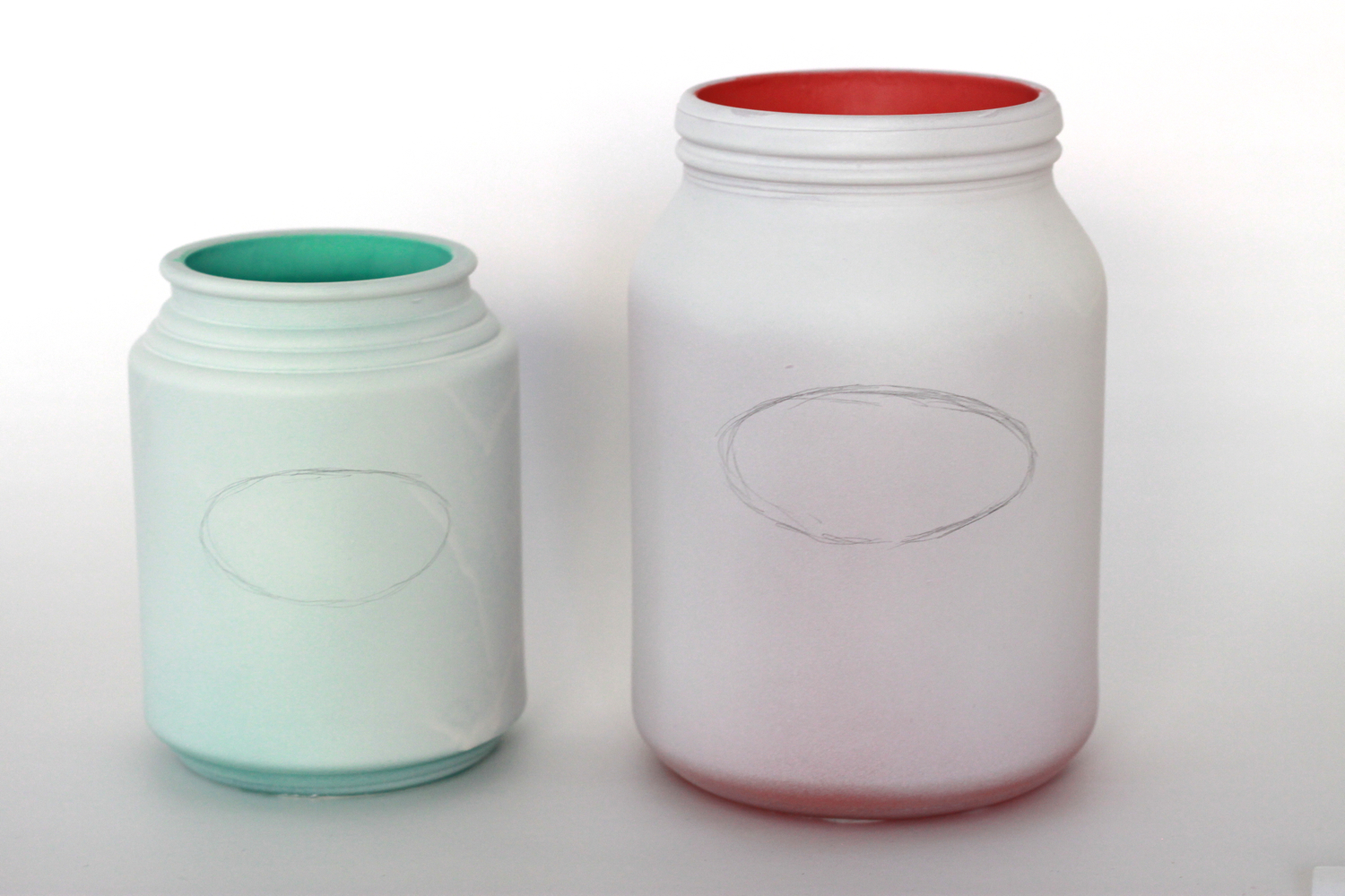 Vivian Eileen Chalkboard Paint Jars