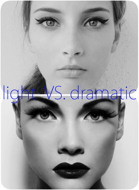 .: Light vs. dramatic