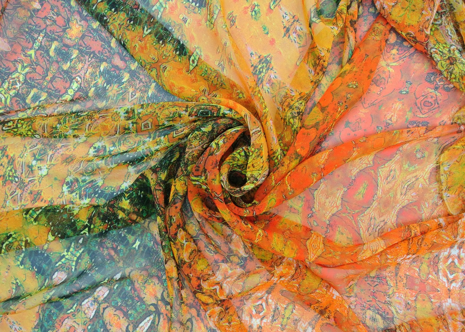 Treadle Yard Goods Poly/Rayon dress fabrics