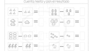 Aprender a restar para imprimir