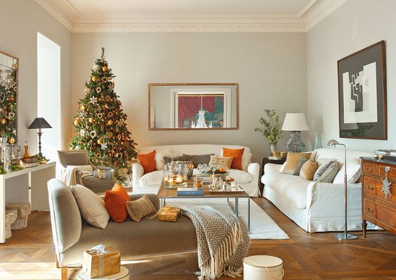 Salón decorado para la navidad Salón decorado para la navidad