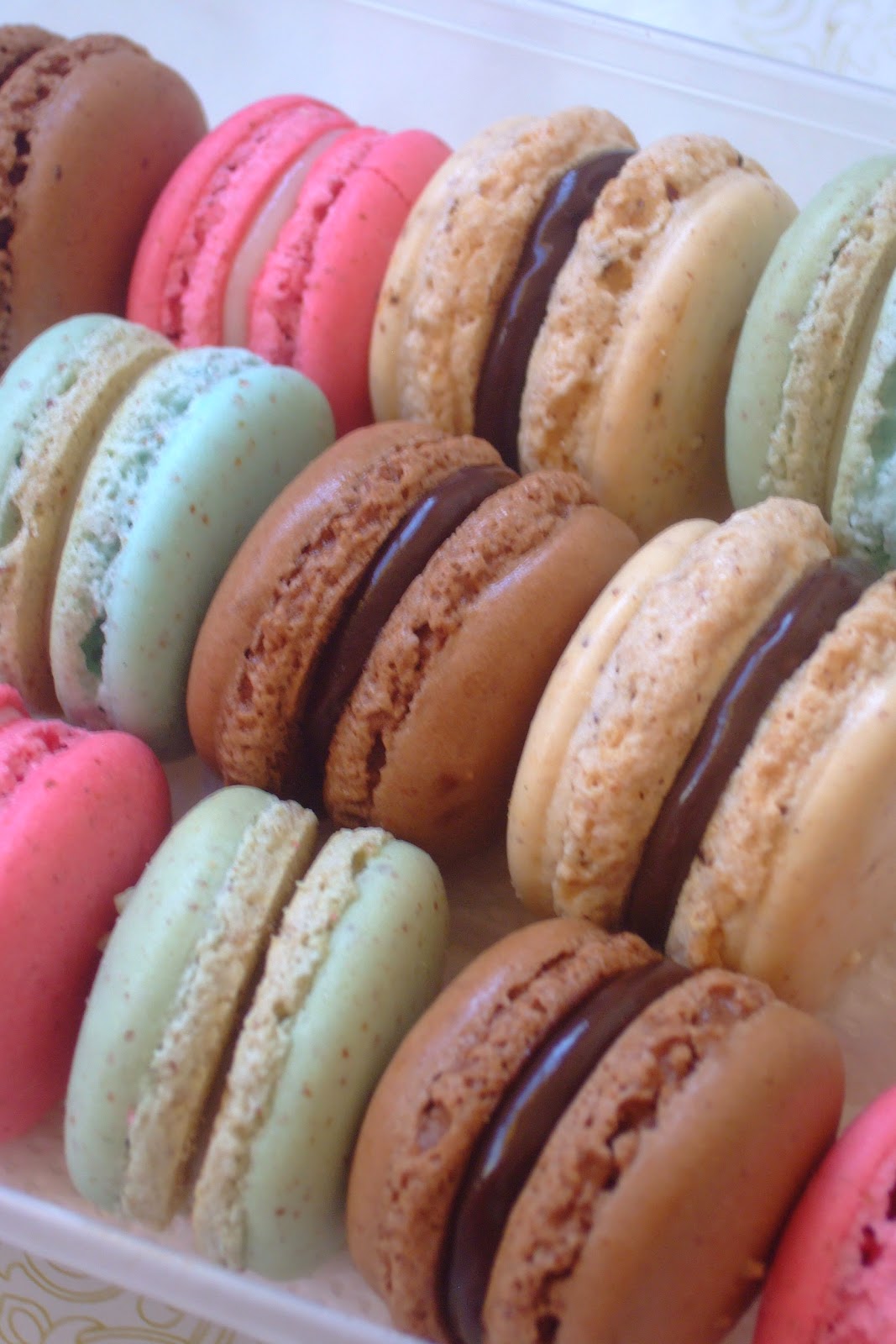 Kachuss Delights Coffee Macarons with Chocolate Ganache Filling