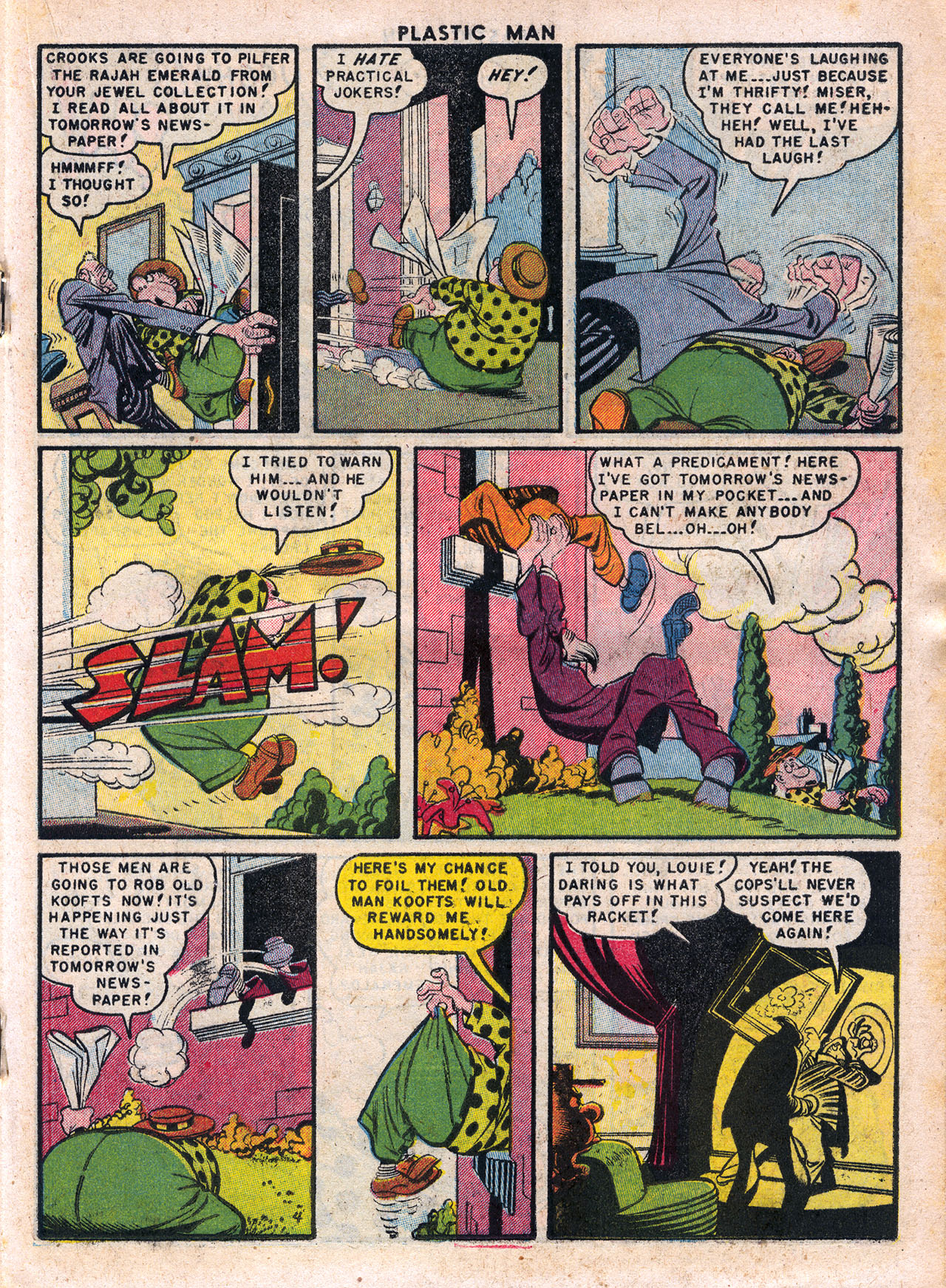 Read online Plastic Man (1943) comic -  Issue #58 - 19