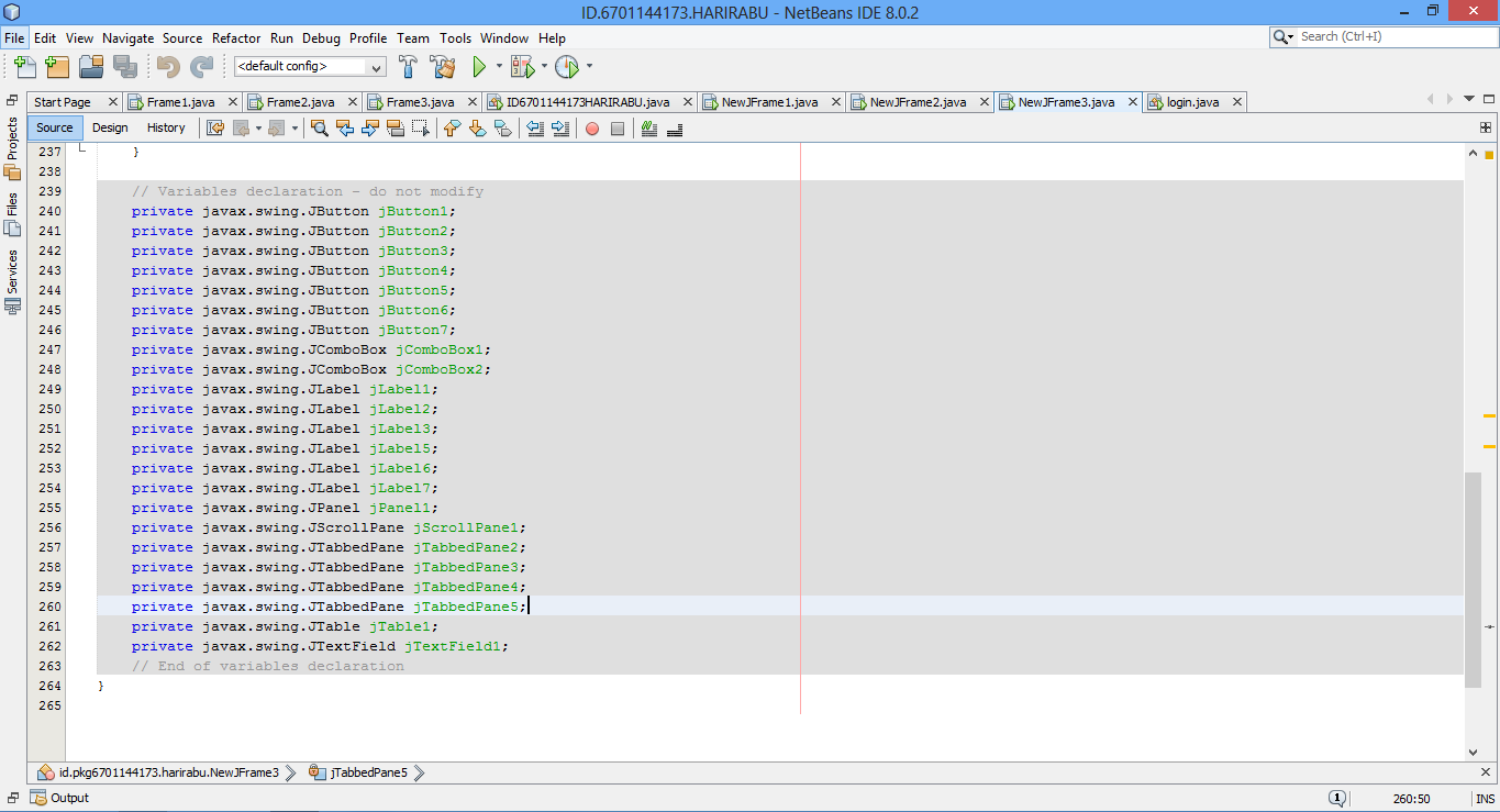 Indahnya Berbagi Ilmu: Membuat Form dengan NetBeans
