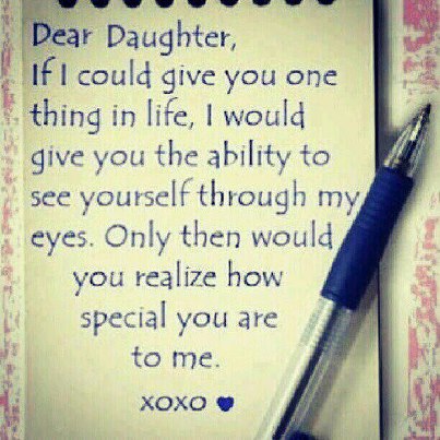 To My Dear Daughter | Quotes and Sayings