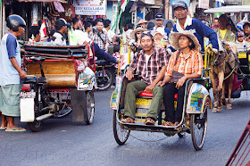 Becak Rickshaw Taxi Indonesia
