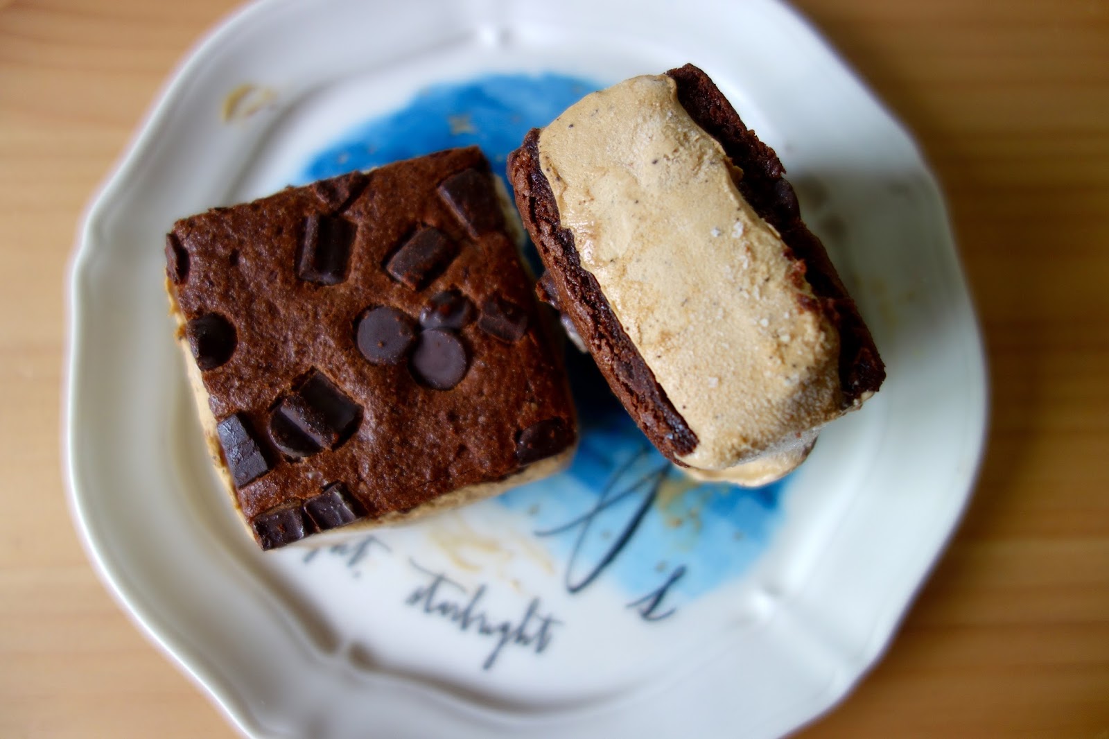 Trader Joe's Brownie Crisp Coffee Ice Cream Sandwiches