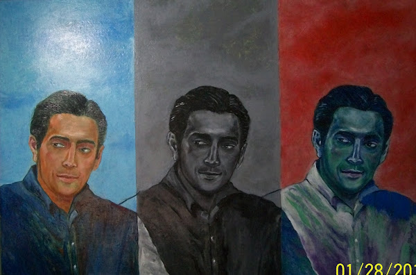 Triple Portrait of Joseph Tordella