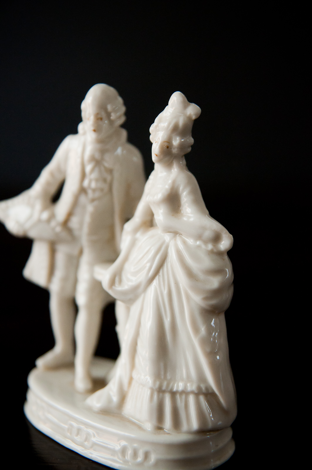 18th Century Figurines Capodimonte and the Crown N Mark American