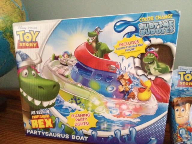 toy story partysaurus rex tubtime boat playset