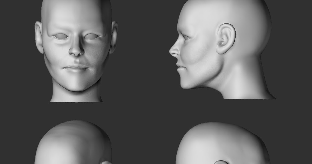 Martina Ginevra in 3D Female head study