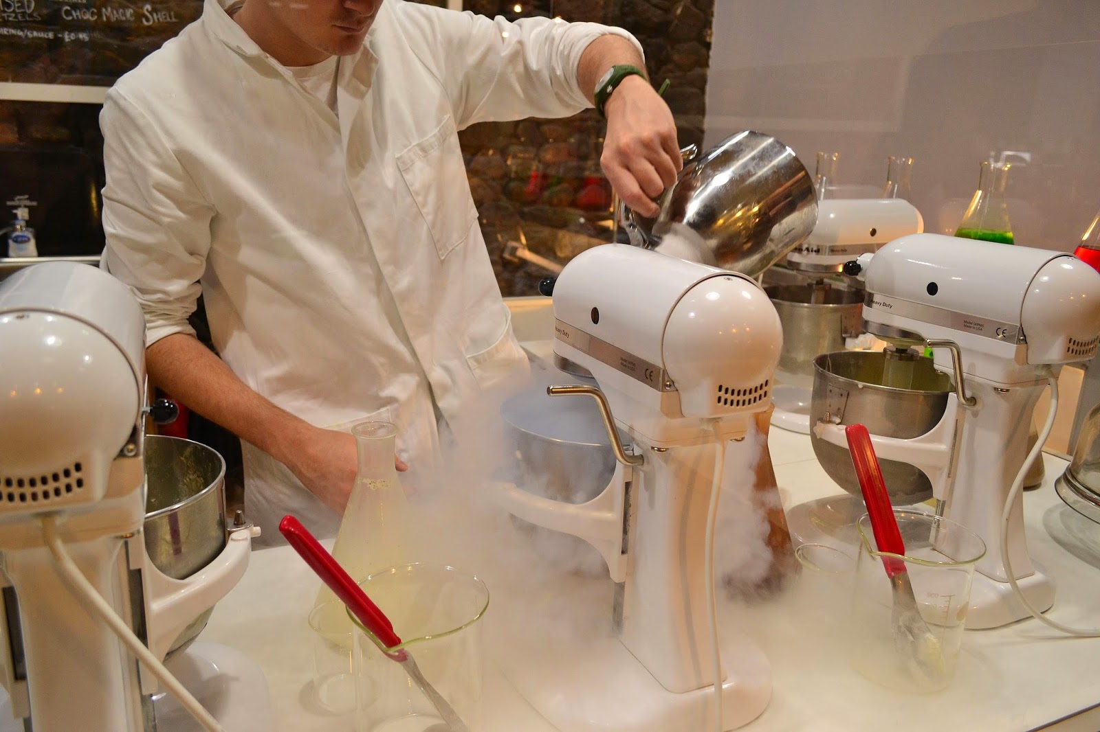 Liquid Nitrogen Ice Cream Science Cream Cardiff What Naomi Wrote