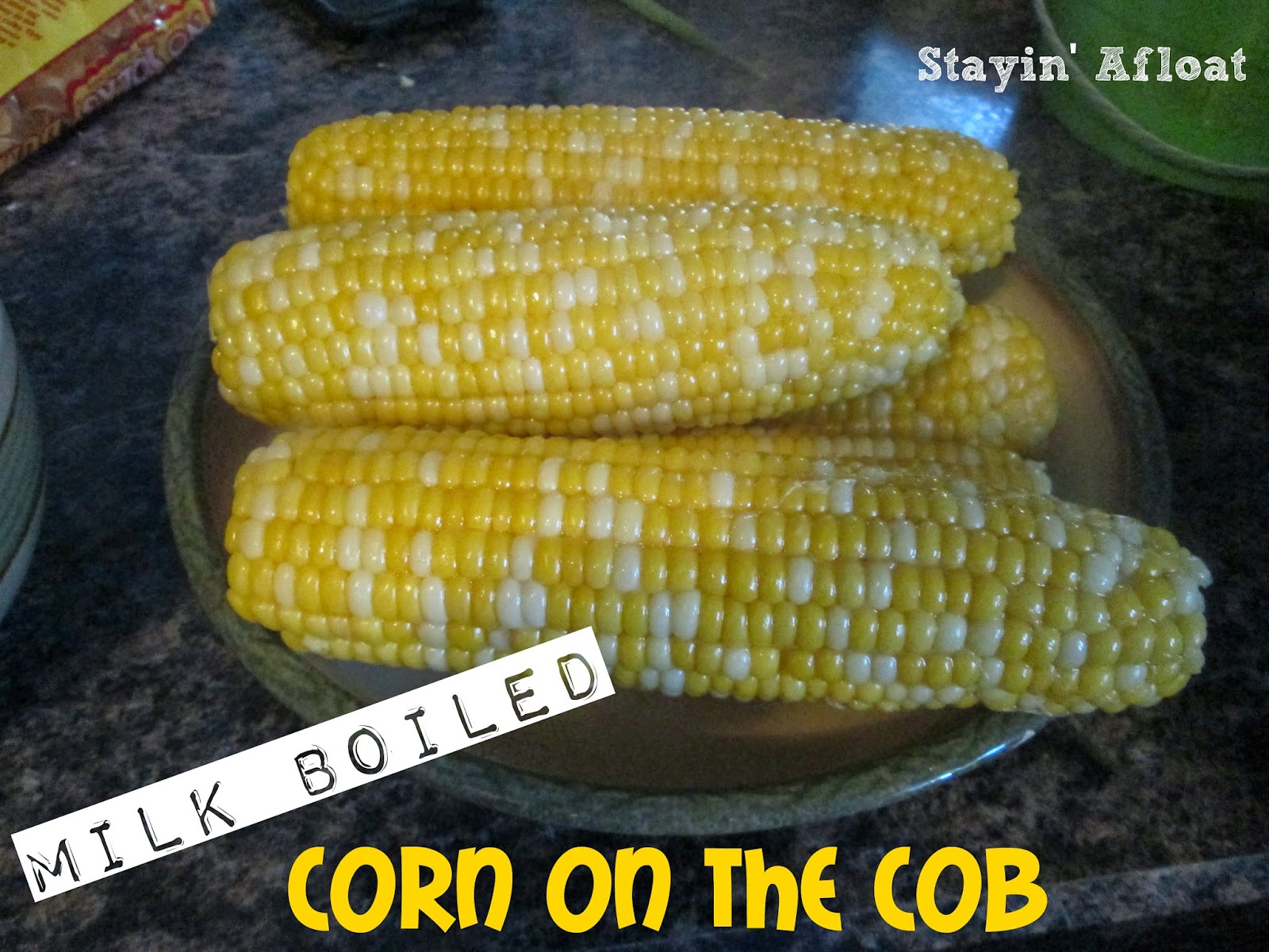 Milk Boiled Corn on the Cob