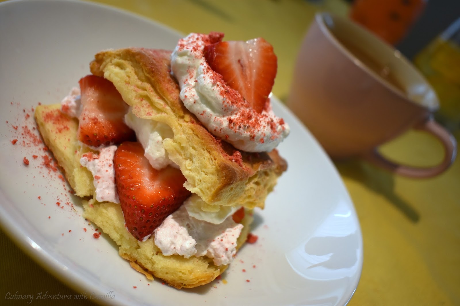 Recipe Testing Laminated Biscuit Strawberry Shortcake