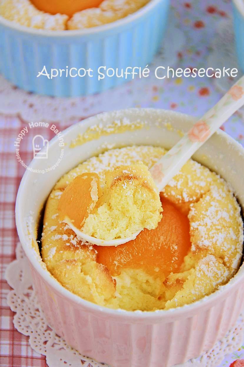 Happy Home Baking Apricot Soufflé Cheesecake