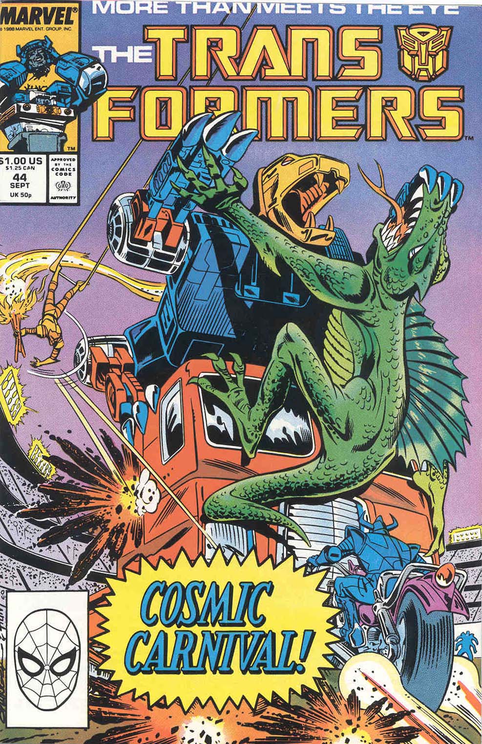 Read online The Transformers (1984) comic -  Issue #44 - 1