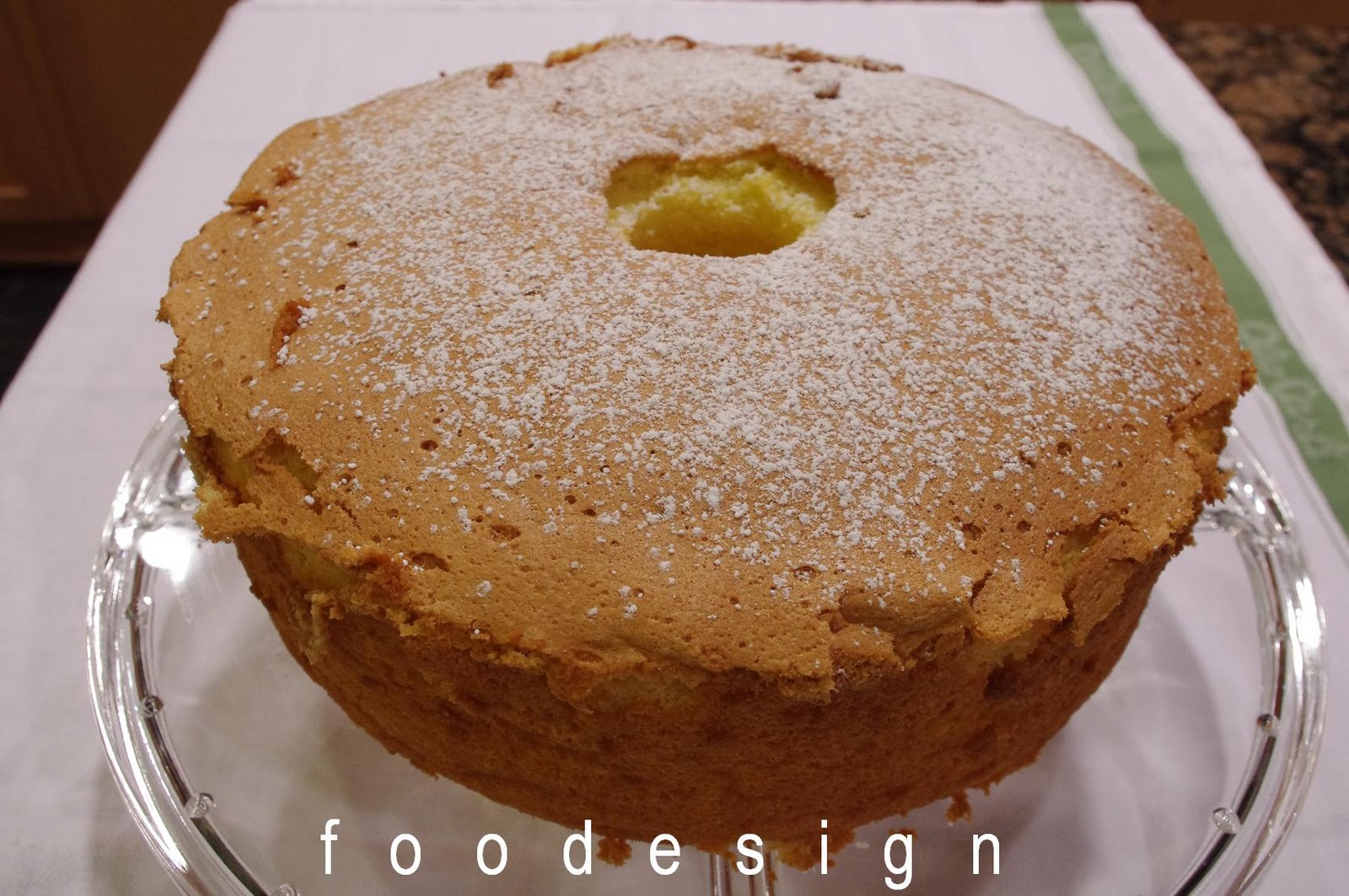 foodesign olive oil orange chiffon cake