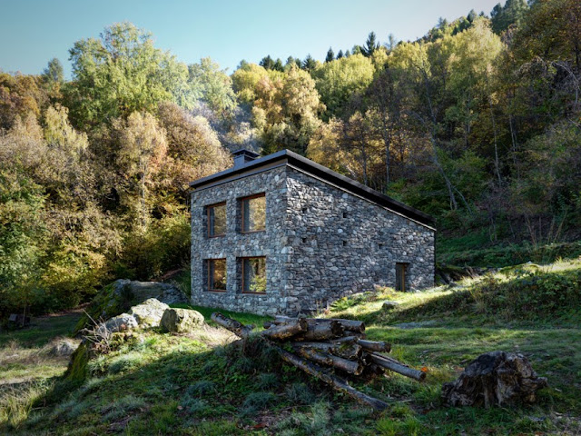Современные дома. Горный домик в Северной Италии