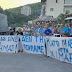 Ο  Σάββας Αναστασιάδης στην εκδήλωση διαμαρτυρίας ενάντια στις κατεδαφίσεις στη Χειμάρρα 